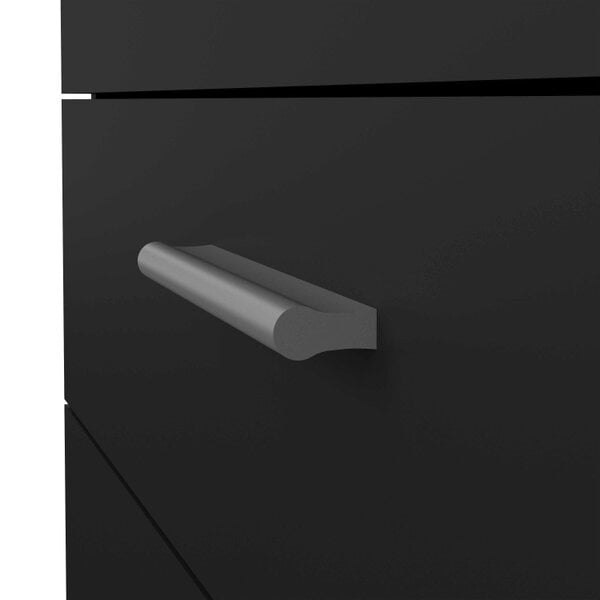 Wyld Haus Daejeon Black Wooden Chest 4 Drawers
