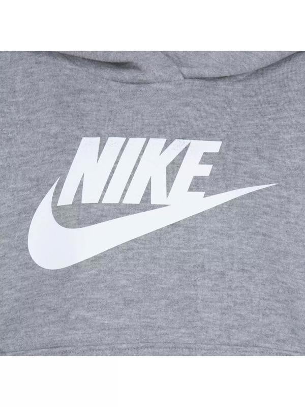 Nike Kids Unisex Fleece Hooded Tracksuit Grey