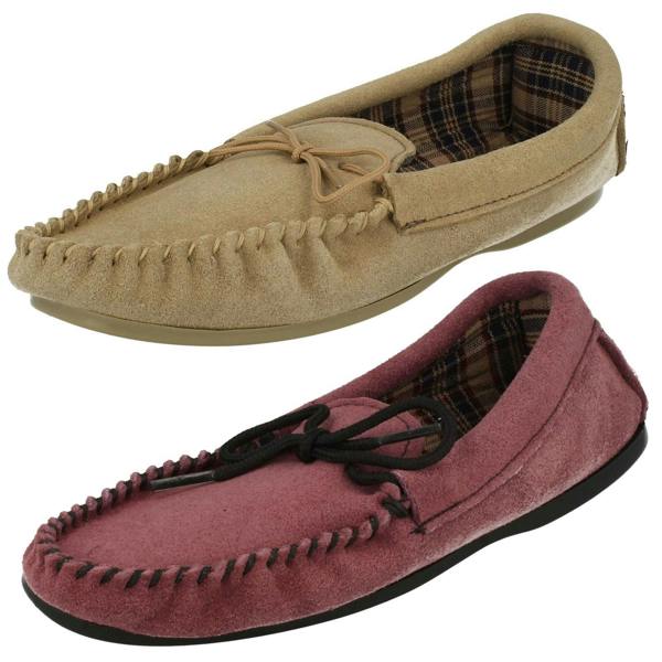 BELLA Ladies Bella Slip On Slippers Moccasin
