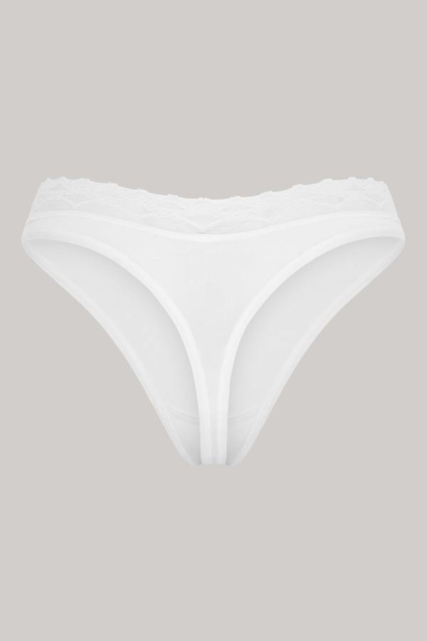 ELLE Multi Pack (5) Lace Waist Thongs