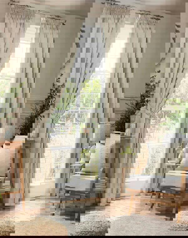 Luxury Living Adi Lined Pencil Pleat Curtains