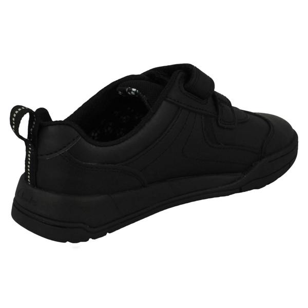 Clarks Boys Clarks Hook & Loop Fastening School Shoes Kick Pace K