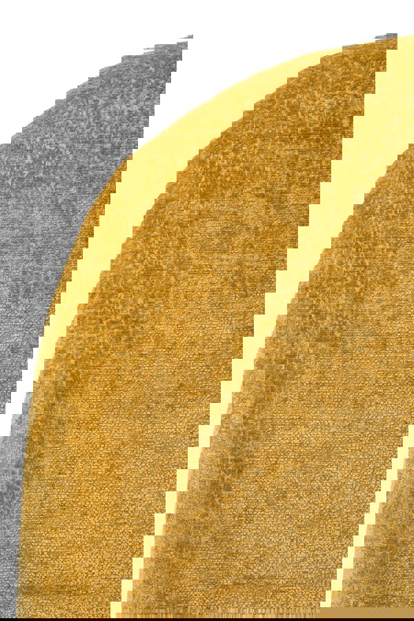 Living and Home Yellow Modern Chenille Upholstered Lounge Chair