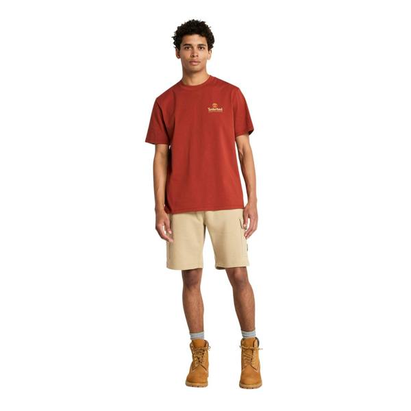 Timberland Mens Woven Cargo Shorts - Lemon/Pepper - 