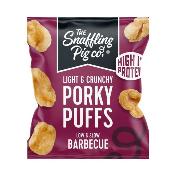 The Snaffling Pig Co Low & Slow BBQ Porky Puffs Packets