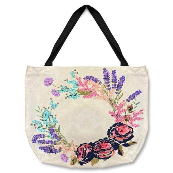 Benjamin Tate Design Beautiful Reath Tote bag