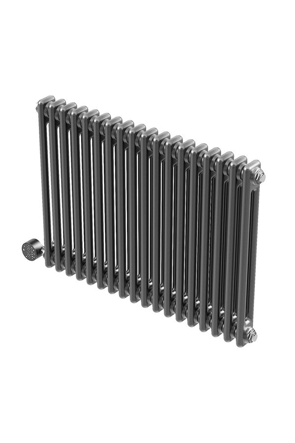 Living and Home Electric Radiator Wall Mounted WiFi Thermostat Control 83cm x 60cm - Dark Grey
