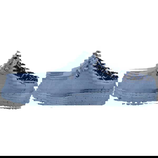 HEYDUDE Wally Slip Canvas Mule Male - Elemental Blue
