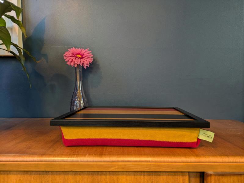 Made in the Mill Luxury Newmarket Lap Tray with Bean Bag Base