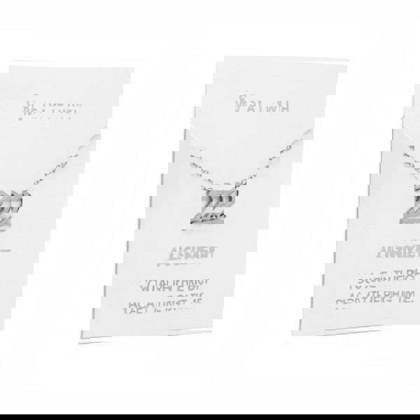 Say It With Angel Number Necklace - Silver 222