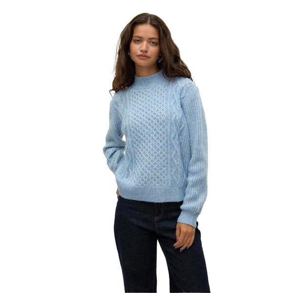 Vero Moda Womens/Ladies Universe Knitted Mock Neck Regular Jumper - Allure - 