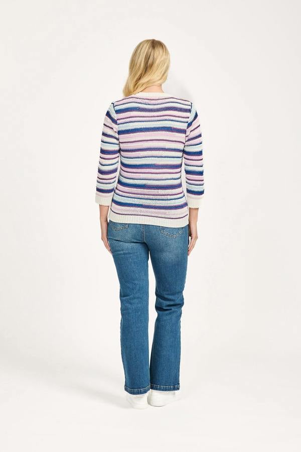 Mudflower Staggered Stripe Jumper