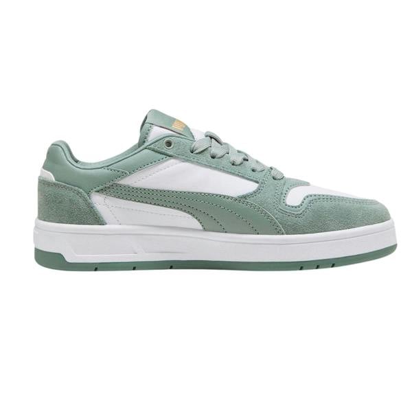Puma Childrens/Kids Classic SD Suede Trainers - White/Green - 