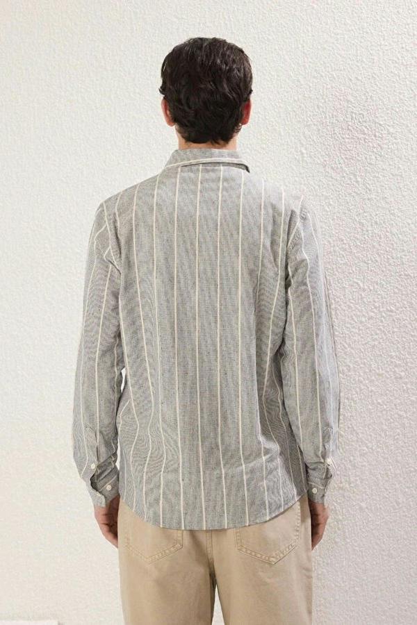 WOVCOR Linen Look Men’s Shirt