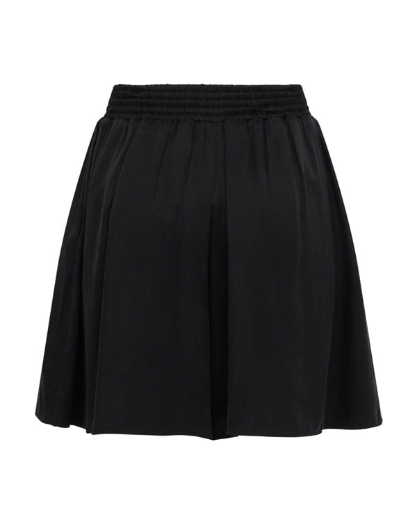 Frolickers Wide-Leg Cupro Modal Shorts - Black