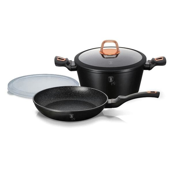 Berlinger Haus 5-Piece Cookware Set Berlinger Haus BH8167 Black Rose