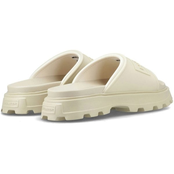 Hunter Moulded Stacked Slider Polyester Women's Gravel Slides
