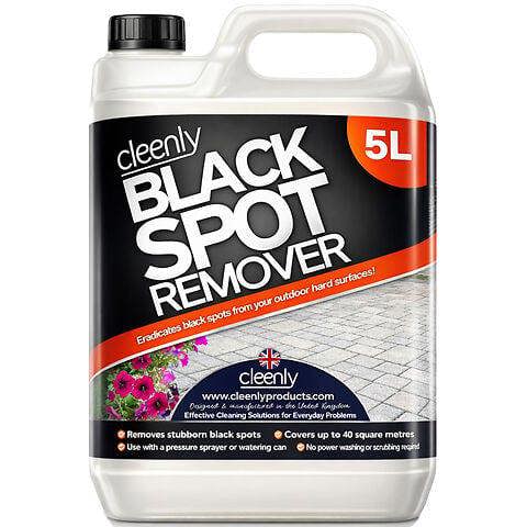 Cleenly Black Spot Remover - Breaks Down Black Spots & Cleans Dirt and Grime Patio Driveway 5L