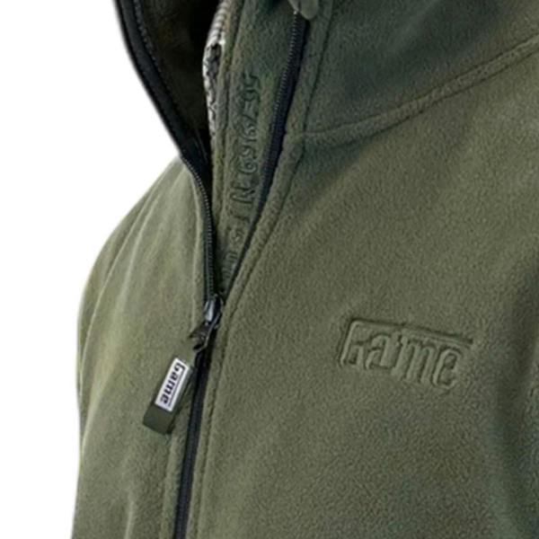 Close-up of the Game Icebound fleece jacket's durable fleece material and high-quality finish