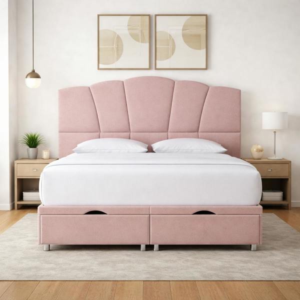 Great British Beds John Art Deco Divan Ottoman Bed