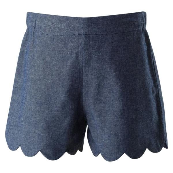 Rachel Riley Chambray Scalloped Set