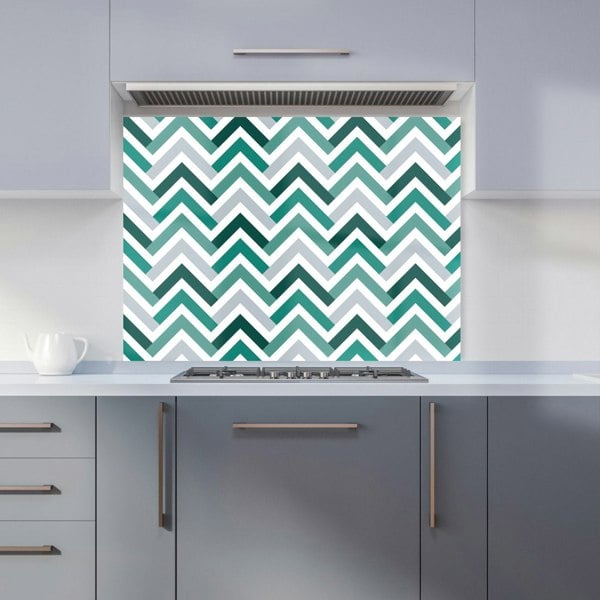 Warren Reed - Designer Geometric Retro Vintage Chevron Pattern Kitchen Splashback