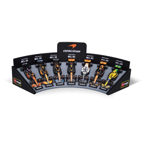 1:43 scale McLaren Deluxe Gift Set With Display Stand
