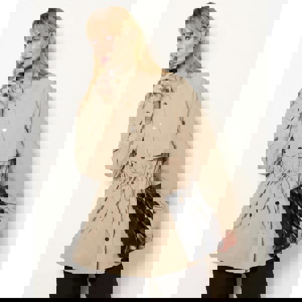 Blue Vanilla Adjustable Tie Up Light Weight Jacket