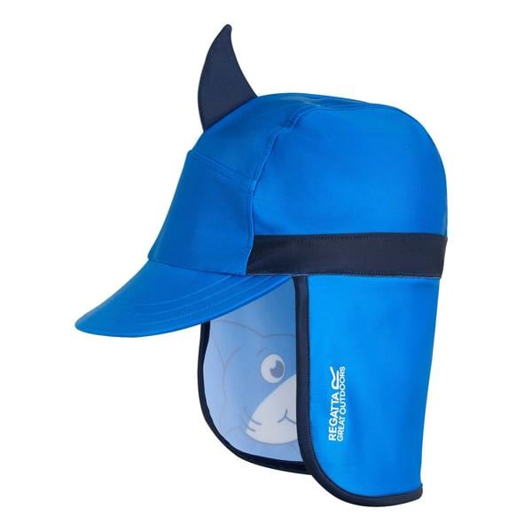 Regatta Childrens/Kids Protect Bubbles The Shark Cap - Hawaiian Blue/Navy - 