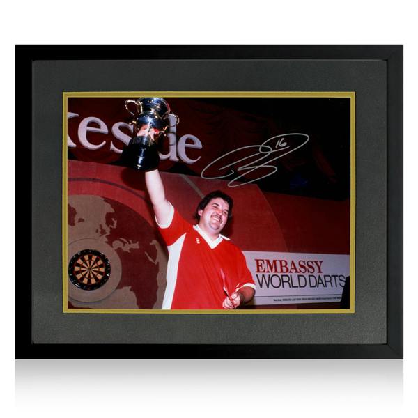 Phil Taylor Signed Image Deluxe Mount Frame