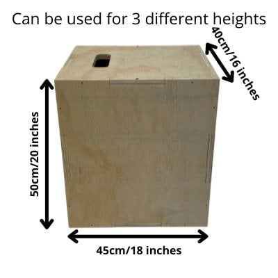 Where's That From Small Plyometric Wooden Jump Box
