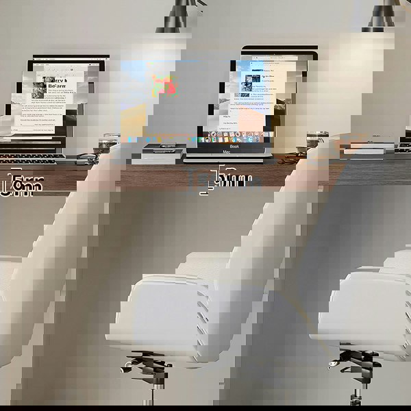 Jamal Office Desk With Storage & Office Chair, Solid Wood with 2nd hand office desks