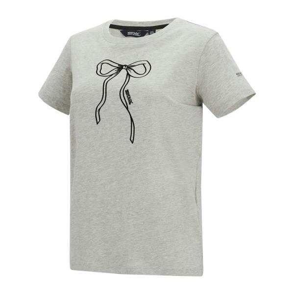 Regatta Womens/Ladies Filandra VX Bow T-Shirt - Grey Marl - 