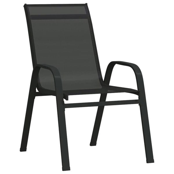 Berkfield 3 Piece Garden Bistro Set Black