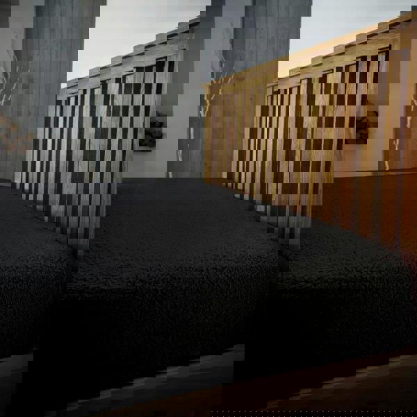 Smart Living Teddy Plain Fitted Sheet - Black