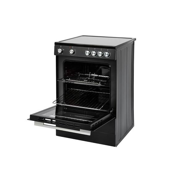 Willow 60cm Single Cavity Ceramic Cooker W60CCBLK - Black
