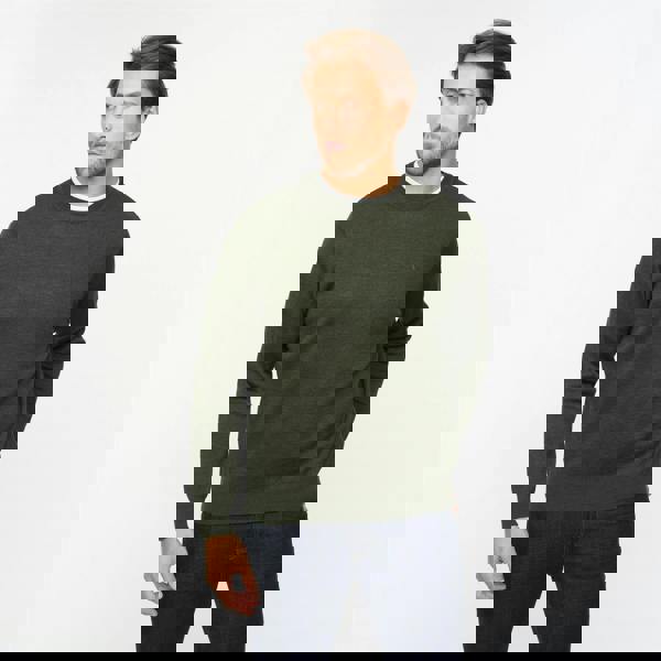 Gabicci G55K04 Plain Crew Neck Sweater Gabicci Classic IVY