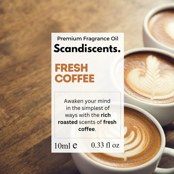 Fresh Coffee - Scandiscents, waterless diffuser, essential oils, fragrance oils