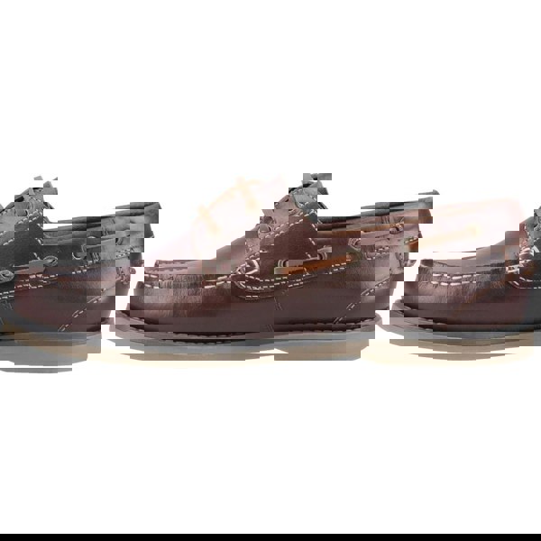 Hush Puppies Wilson Leather Men's Brown Boat Shoes