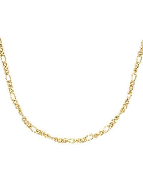 Thick 18K Gold Link Chain Necklace - Necklaces - Elk & Bloom