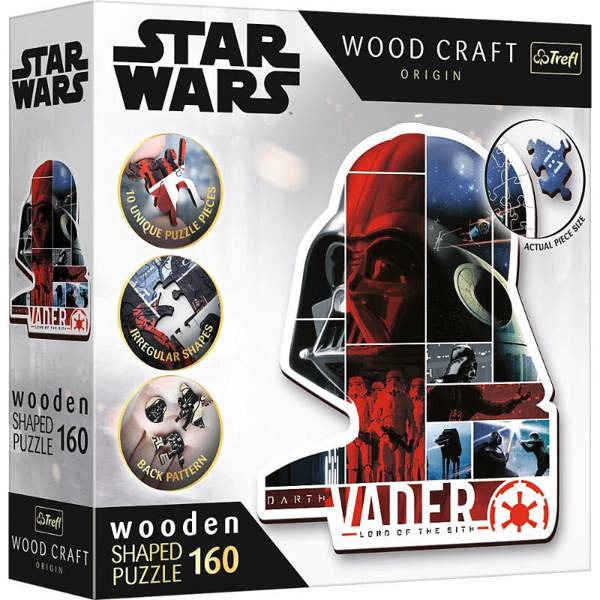 Trefl Darth Vader Wooden Puzzle - 160 Pieces