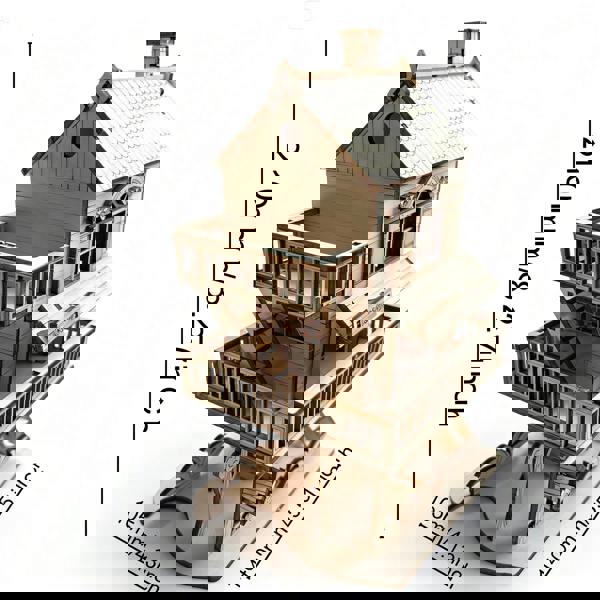 smartbies 3D Wooden Treehouse  – DIY Model Kit for Adults & Teens