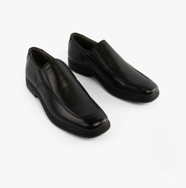 GEOX FEDERICO D Boys Leather School Shoes Black