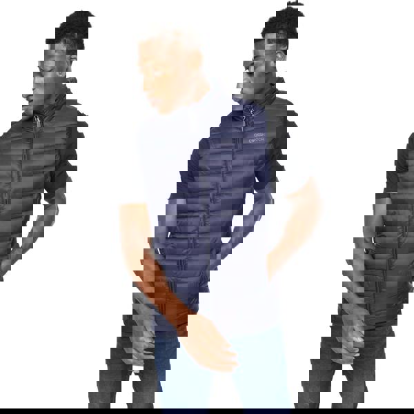 Crosshatch Mens Gattering Gilet - Navy