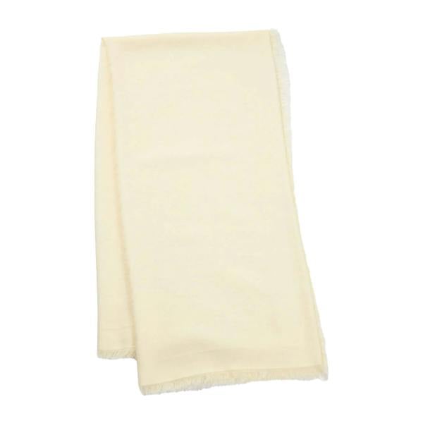 Boss Ledonia Monogram Jacquard Fringe Scarf - White