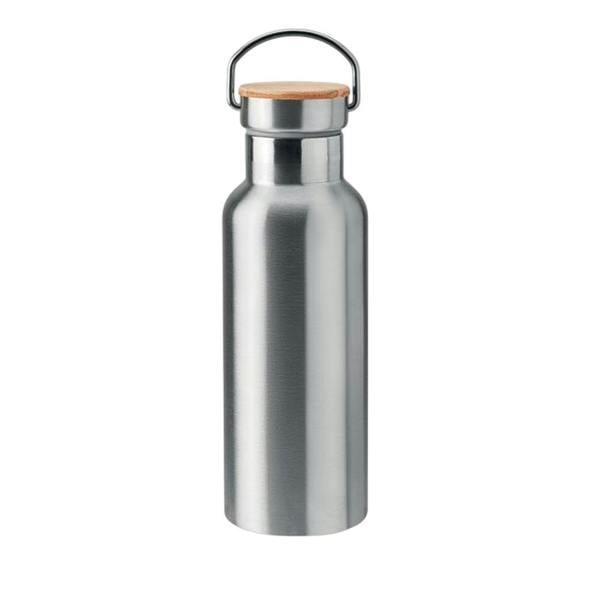 MidOcean Helsinki 500ml Flask - Matt Silver - 