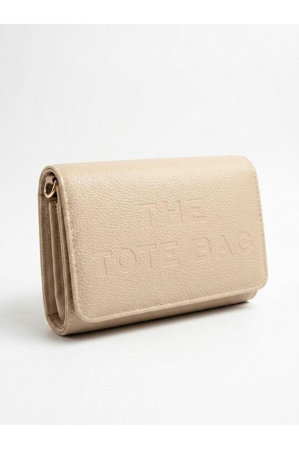 ikrush Constance Pebbled Faux Leather Text Bag