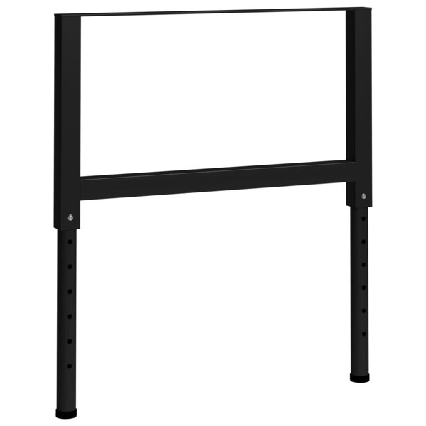 Berkfield Adjustable Work Bench Frames 2 pcs Metal 85x(69-95.5) cm Black