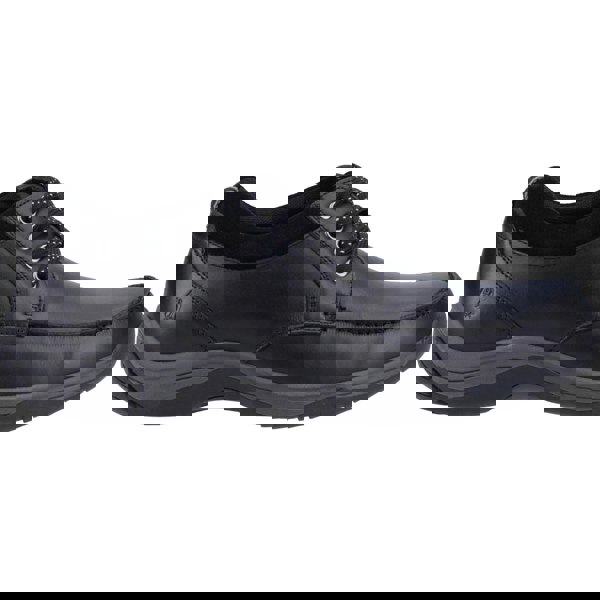 Hush Puppies Derek Leather Men's Black Lace-Up Shoes