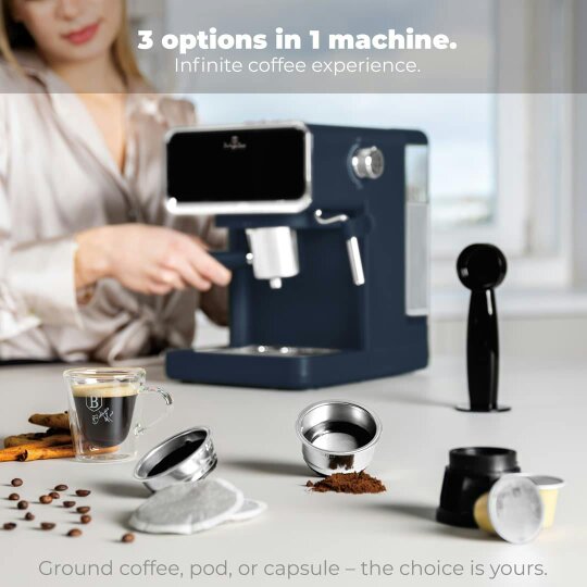 Berlinger Haus Espresso Coffee Maker, 3 in 1 BH9853